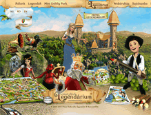 Tablet Screenshot of legendarium.ro